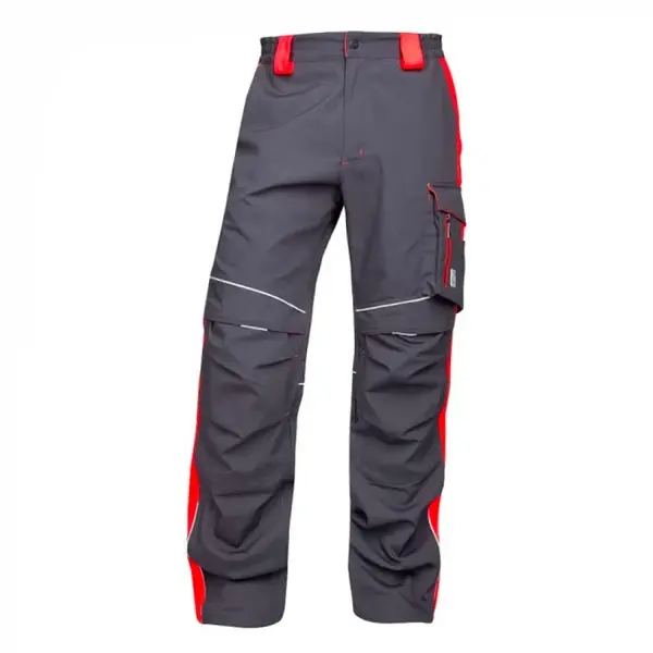 Pantaloni de lucru standard gri-rosu, Ardon NEON 54, Roșu