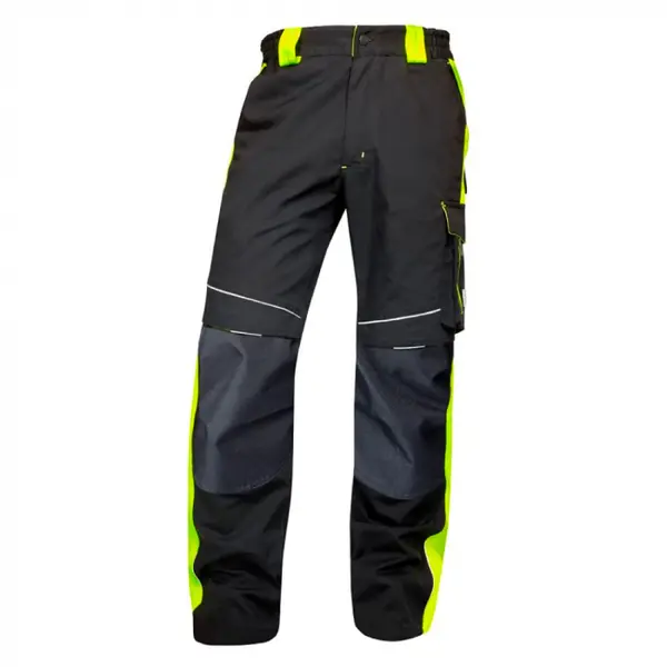 Pantaloni de lucru standard, negru-galben, Ardon NEON 64, NEGRU