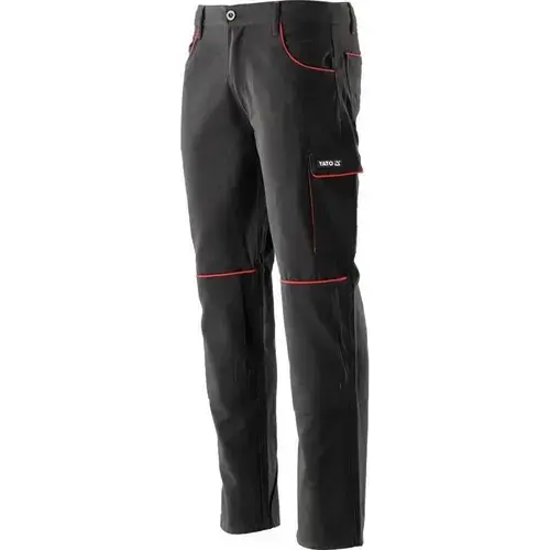Pantaloni de munca, Yato, Bumbac, Negru, L