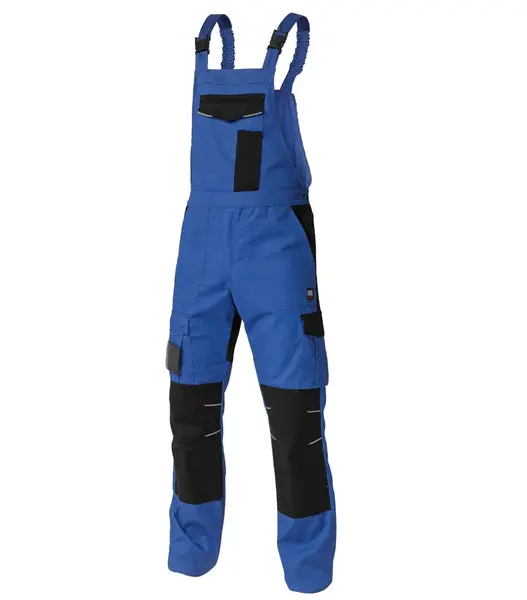 Pantaloni de protectie cu pieptar albastru Siggi Tago Marime L Pantaloni de protectie cu pieptar albastru Siggi Tago Marime L