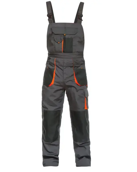 Pantaloni de protectie cu pieptar negru Rhino Atlas Marime S Pantaloni de protectie cu pieptar negru Rhino Atlas Marime S