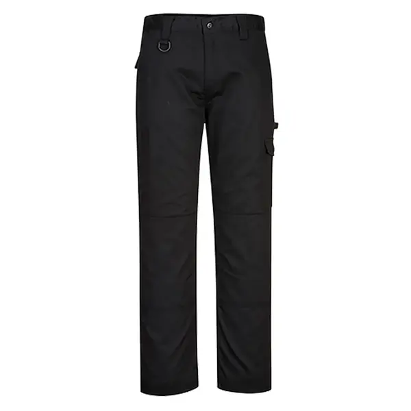 Pantaloni de protecție twill polycotton Portwest Super Work CD884 negru mărimea 38 Pantaloni de protecție twill polycotton Portwest Super Work CD884 negru mărimea 38