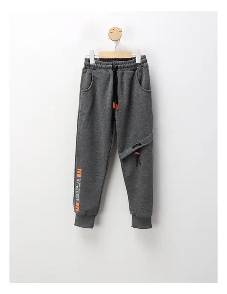 Pantaloni de trening Elias gri inchis