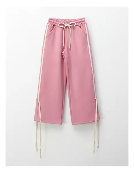 Pantaloni de trening Girl Design, roz