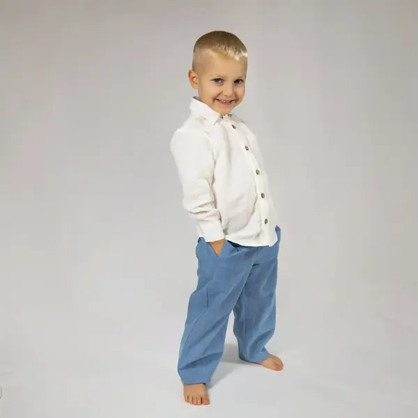 Pantaloni denim din bumbac pentru baieti - 104
