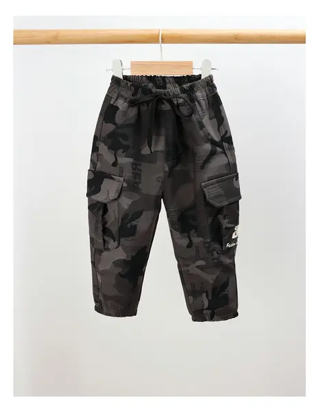 Pantaloni imblaniti ARMY gri