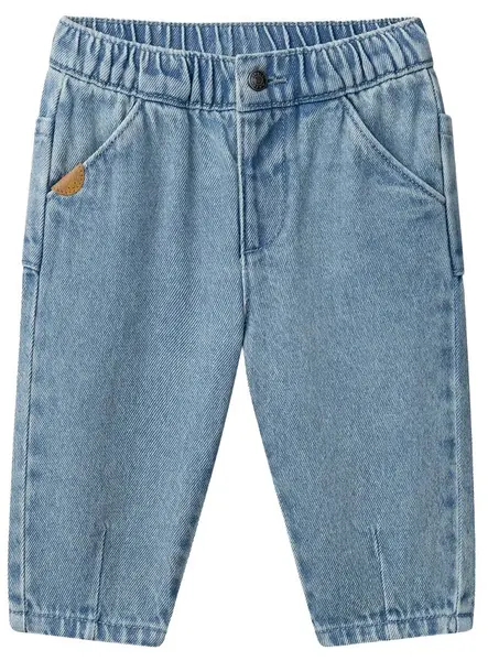 Pantaloni jeans pentru bebeluși Sergent Major - Albastru, pentru băiețel, 9 luni