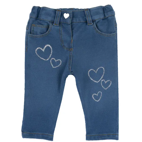 Pantaloni lungi copii Chicco, albastru, 08408
