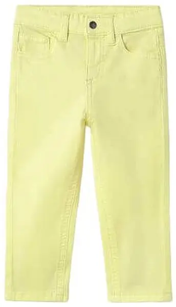 Pantaloni lungi Mayoral - Galben, serj slim fit basic, 12 luni
