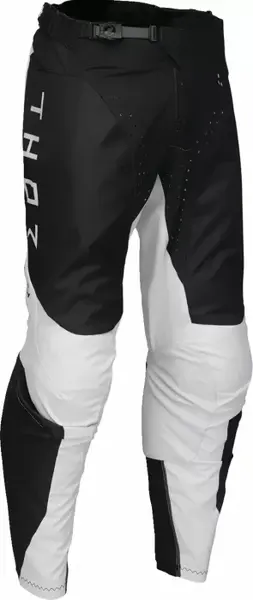 Pantaloni motocross Thor LaunchMode Storm, culoare alb negru, marime 40