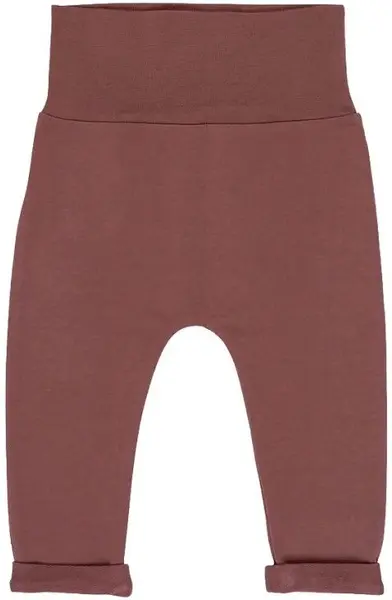 Pantaloni pentru copii Lassig - 50-56 cm, 0-2 luni, roșu închis