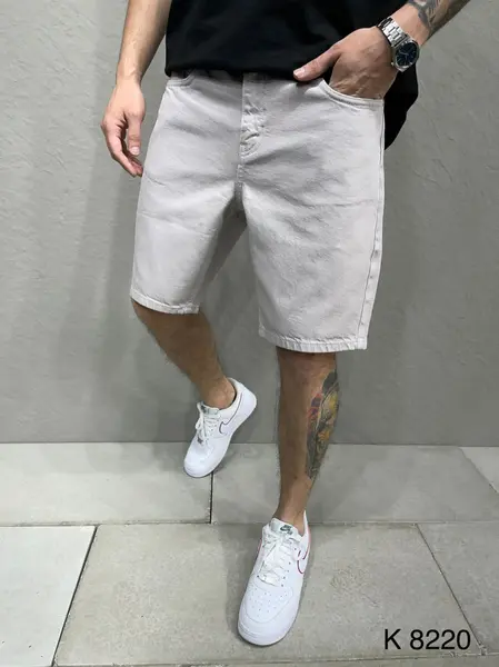 PANTALONI SCURTI CLASIC GREY PSAS126(8220) (MĂRIME: 30)