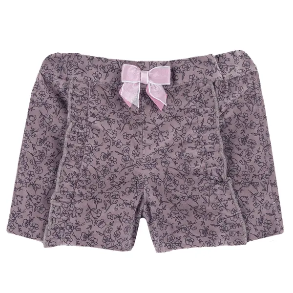 Pantaloni scurti copii Chicco, catifea, maro, 52813