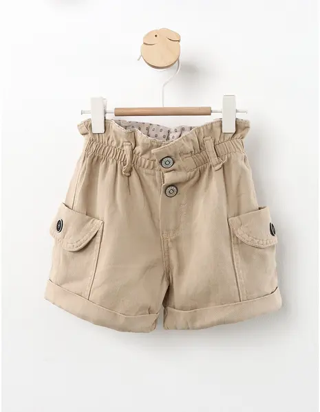 Pantaloni scurti de blug Lilitop crem