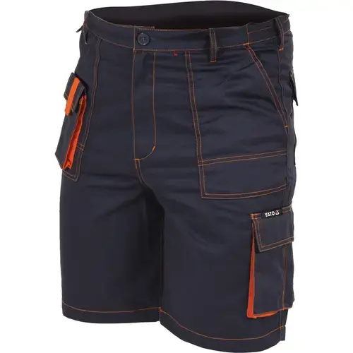 Pantaloni scurti de lucru Yato, Bumbac/Poliester, M, Albastru inchis