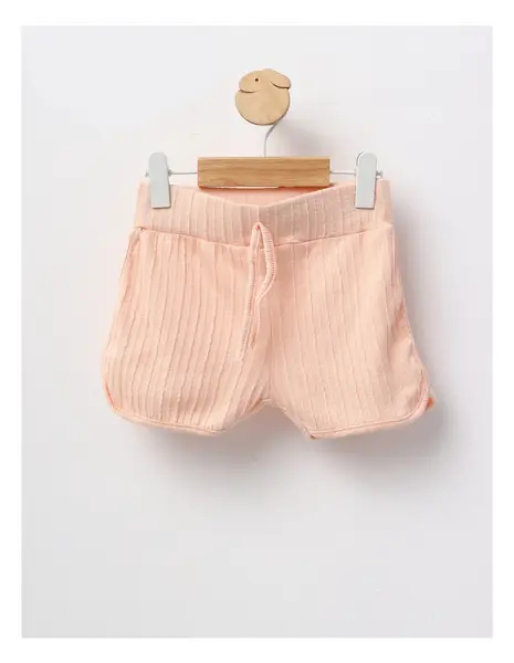 Pantaloni scurti fetite Deni corai
