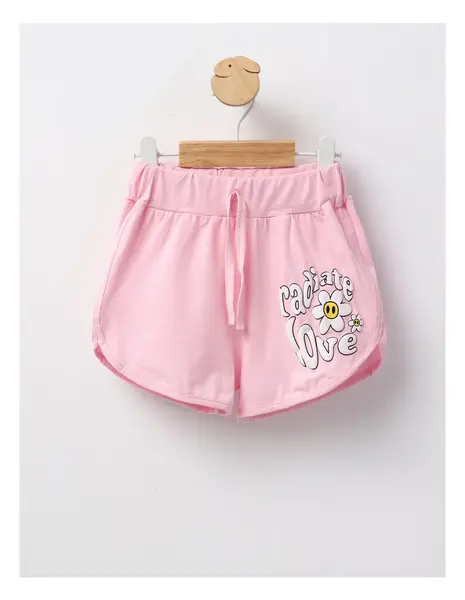 Pantaloni scurti fetite Radiate Love model roz
