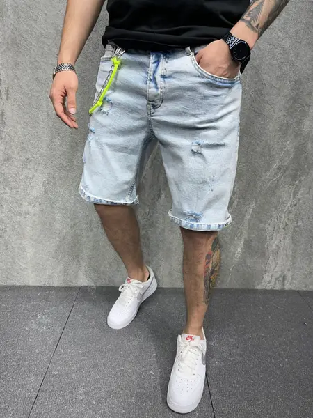 PANTALONI SCURTI GREEN BLUEWHITE PSAS77(6322) (MĂRIME: 36)