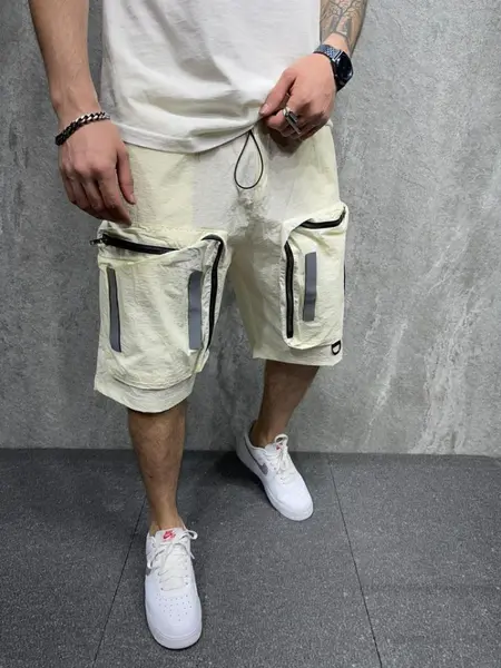 PANTALONI SCURTI HOINAR REFLEX ECRU PSAS136(5270) (MĂRIME: L)