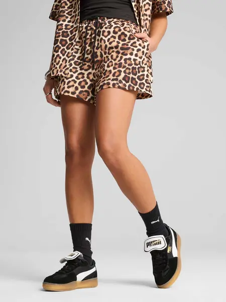 Pantaloni scurti Leo Luxe a-line Aop 3 Wv