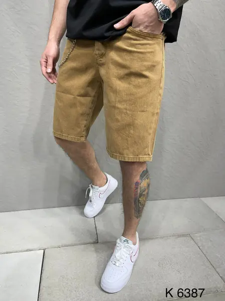PANTALONI SCURTI MVP CLASIC BROWN PSAS114(6387) (MĂRIME: 31)