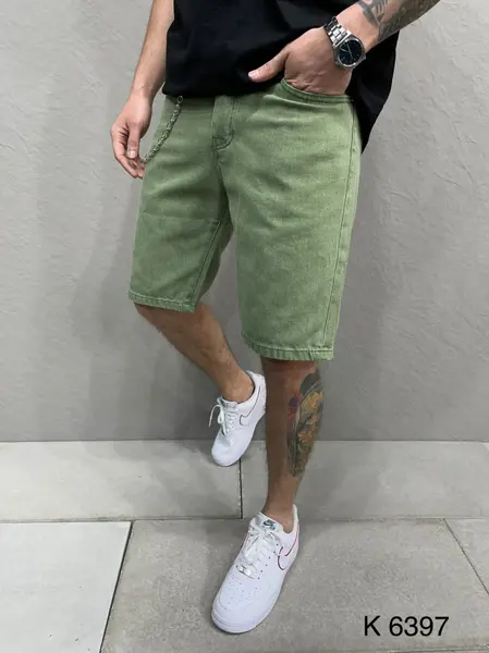 PANTALONI SCURTI MVP CLASIC DARK-GREEN PSAS111(6397) (MĂRIME: 30)