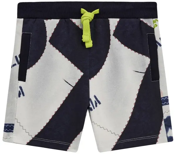 Pantaloni scurți pentru copii Guess - Design cu ținte, multicolor, 18 luni