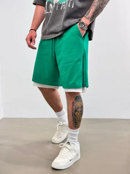 PANTALONI SCURTI ZIPPER BENETTON PSAS194(AJ6411) (MĂRIME: M)