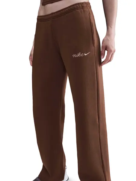 Pantaloni sport W Nsw Phnx Flc Strght Leg Pnt