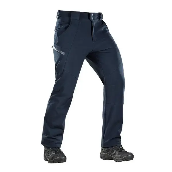 Pantaloni tactici Softshell navy blue M-TAC - impermeabili - XL