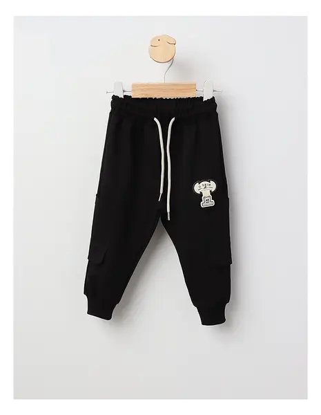 Pantaloni trening D-ENIM negru