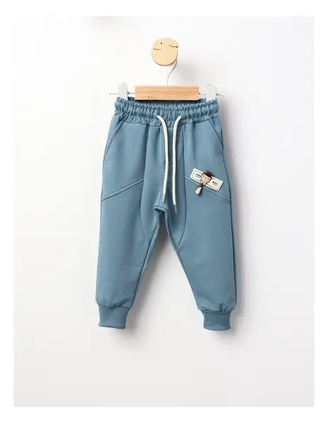 Pantaloni trening HHU Design albastru deschis