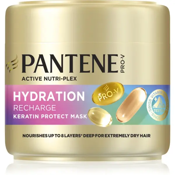 Pantene Pro-V Active Nutri Plex Hydration Recharge masca de par cu efect de regenerare si hidratare cu keratina 300 ml