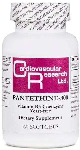 Pantethine-300, 300 mg, 60 софтгел capsules , Ecological Formulas