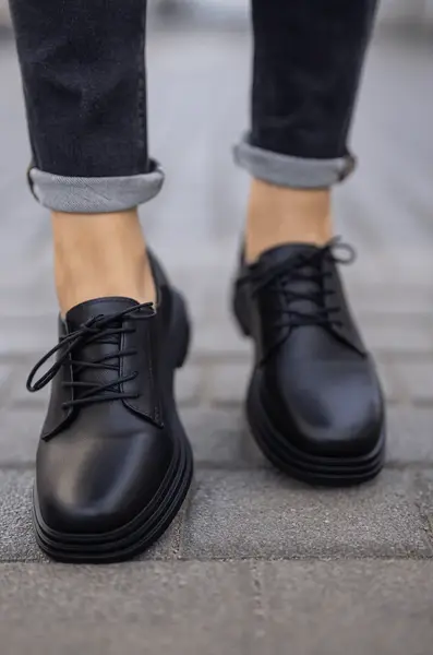 Pantof Casual Dama din Piele Negru - ONY