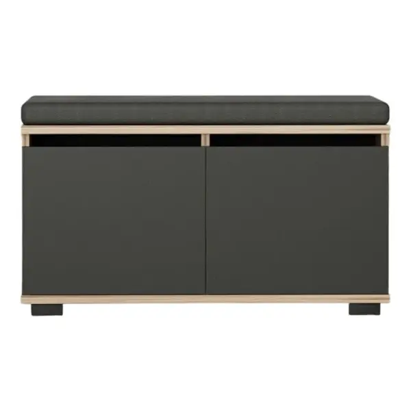 Pantofar DRAGO, nuc + negru, 80x35x42 cm