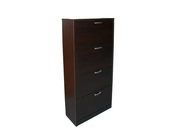 Pantofar mare 4 usi wenge - spatiu generos pentru pantofii tai