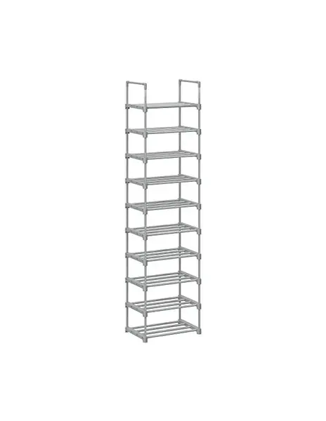 Pantofar, Songmics, 20 perechi, Gri, LSA025G02, 30 x 45 x 174 cm