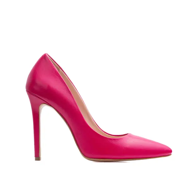 Pantofi Alice Stiletto Piele Naturala, Fucsia - 36 / 8 cm