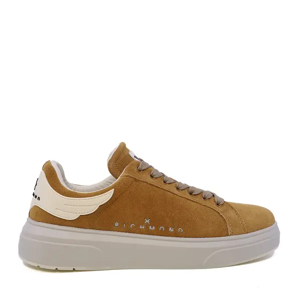 Pantofi bărbați JOHN RICHMOND cognac din piele întoarsă cu logo 2260BP29100VCO