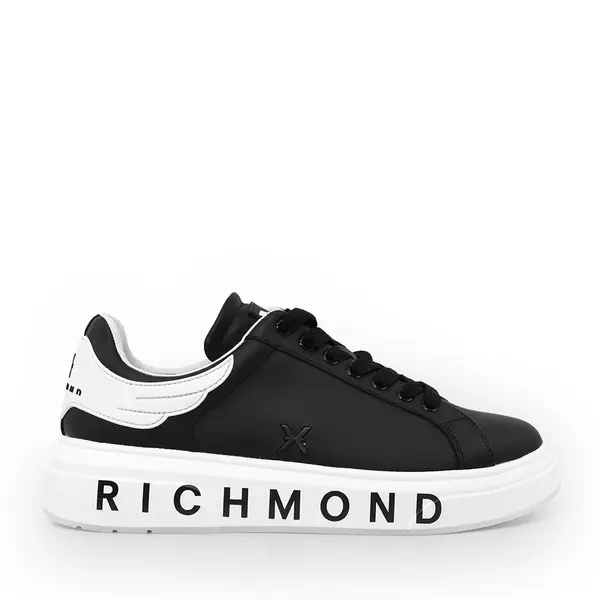 Pantofi bărbați JOHN RICHMOND negri din piele și sintetic 2261BP31016N