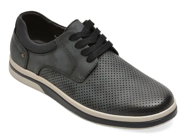 Pantofi BITE THE BULLET bleumarin, Q283, din piele naturala