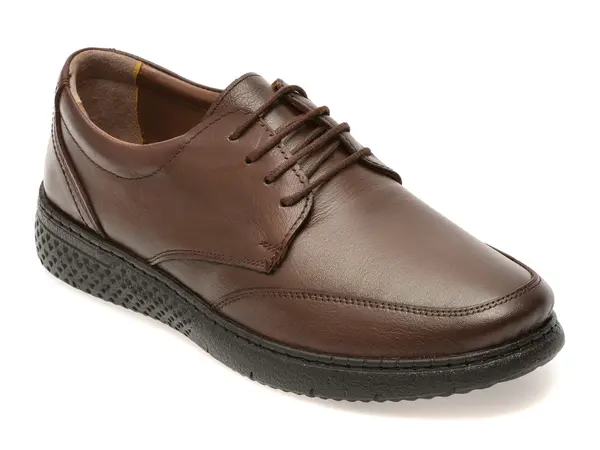 Pantofi BITE THE BULLET maro, RZ002, din piele naturala