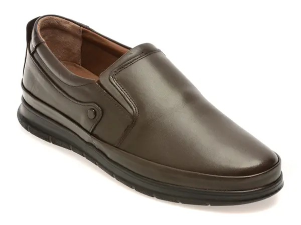 Pantofi BITE THE BULLET maro, RZ006, din piele naturala