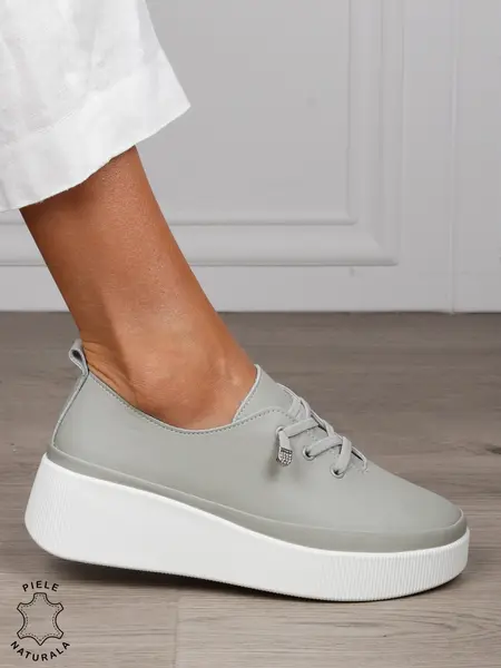 Pantofi Casual dama din Piele Naturala CRL1543 BARILLA