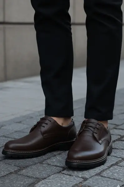 Pantofi Casual din Piele Maro - OLY BROWN