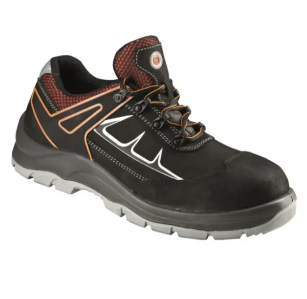 Pantofi cu bombeu din fibra de sticla si lamela kevlar, Ardon DOZERLOW S3 ESD, culoarea negru 41, NEGRU