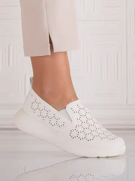 Pantofi dama Casual Bej din Piele Ecologica Irinea