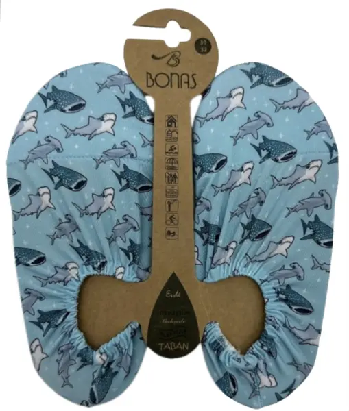 Pantofi de apă pentru copii 2 în 1 Bonas - Sea World, 30-32, 19.5 cm