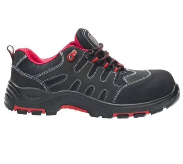 Pantofi de protectie Ardon FORELOW S1P, cu bombeu compozit si lamela kevlar, culoarea negru 41, NEGRU